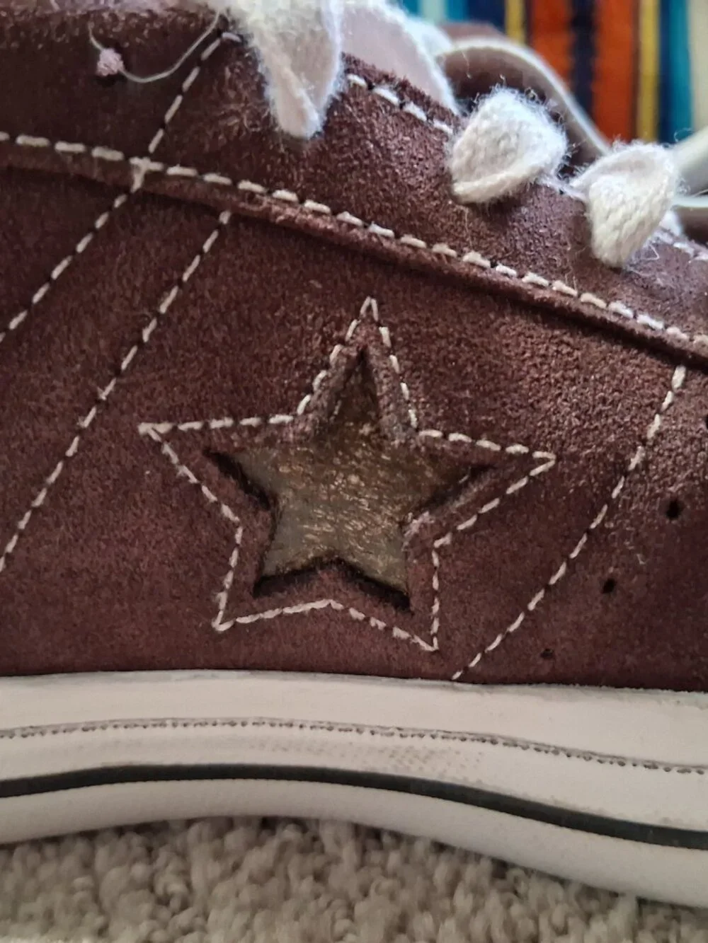 Converse UNIXES Cons One Star Pro Ox Low Top BROWN SUEDE